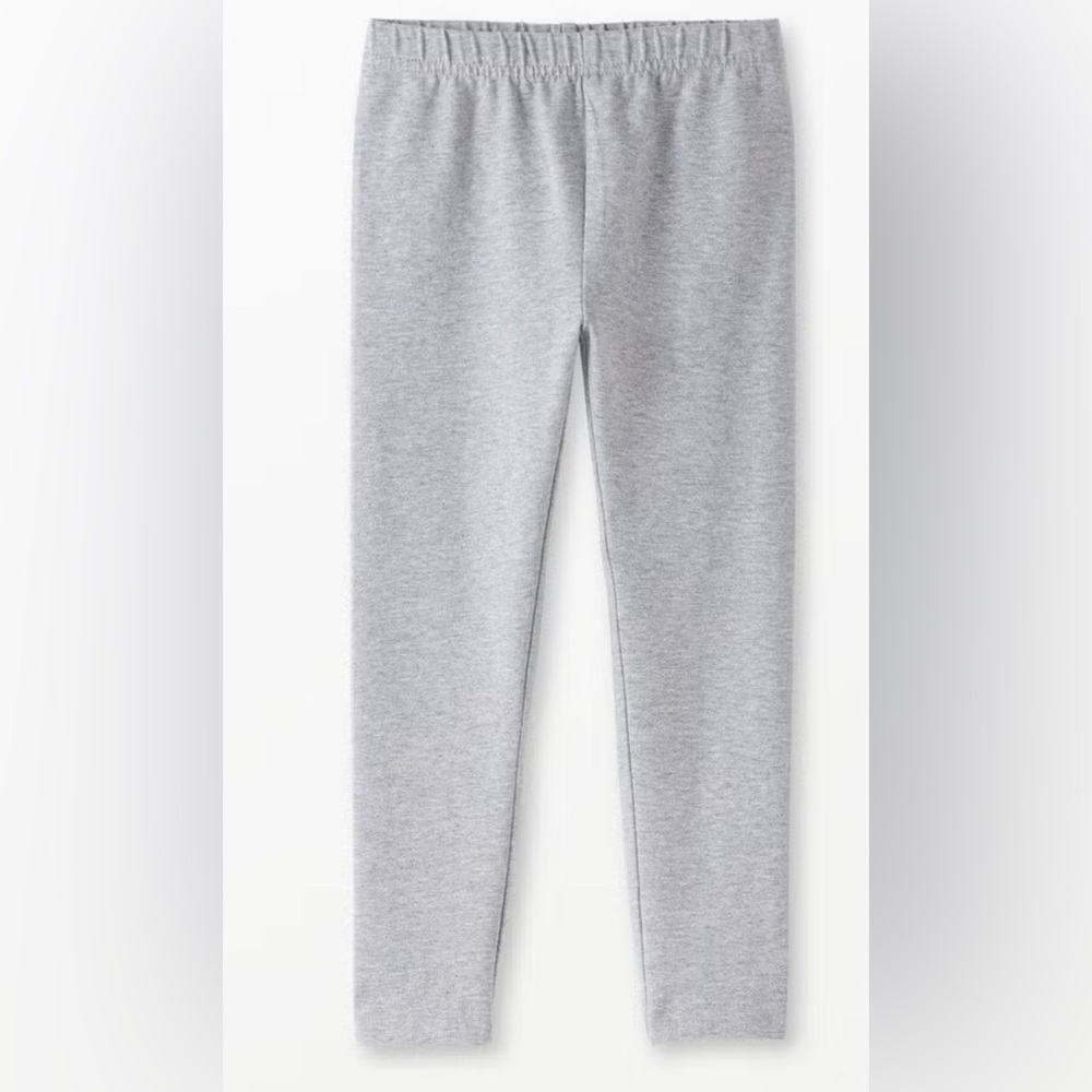 Hanna Andersson Light Gray Kids Leggings size 5
